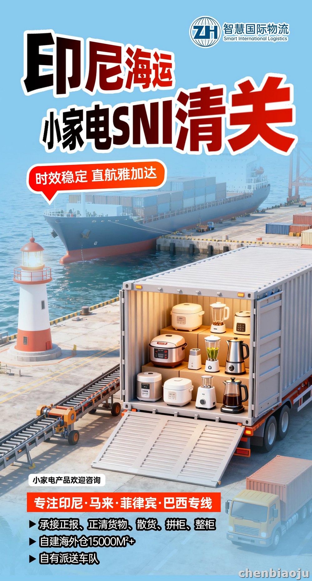 2立方的到印尼多少钱?家电